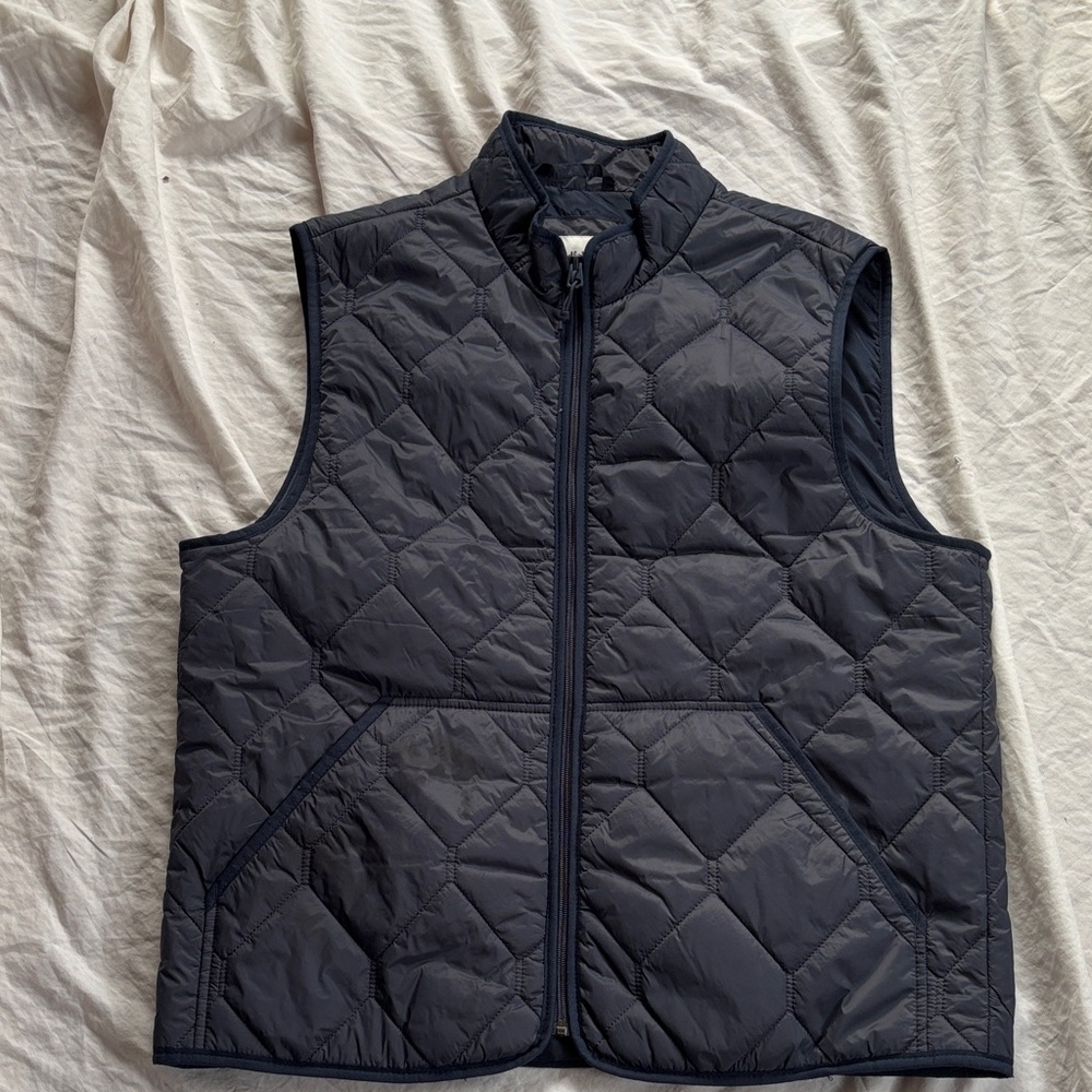 Goodfellow & Co Men's Dark Blue Quilted Vest